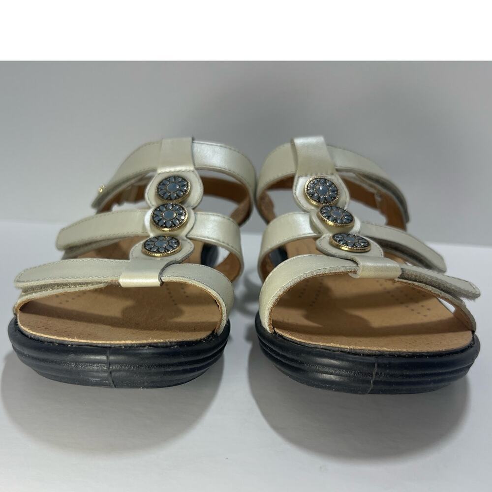 Revere Santiago Sandal, Pearlized White, size 11, Ortho, Comfort, Slip Resistant - Picture 5 of 14
